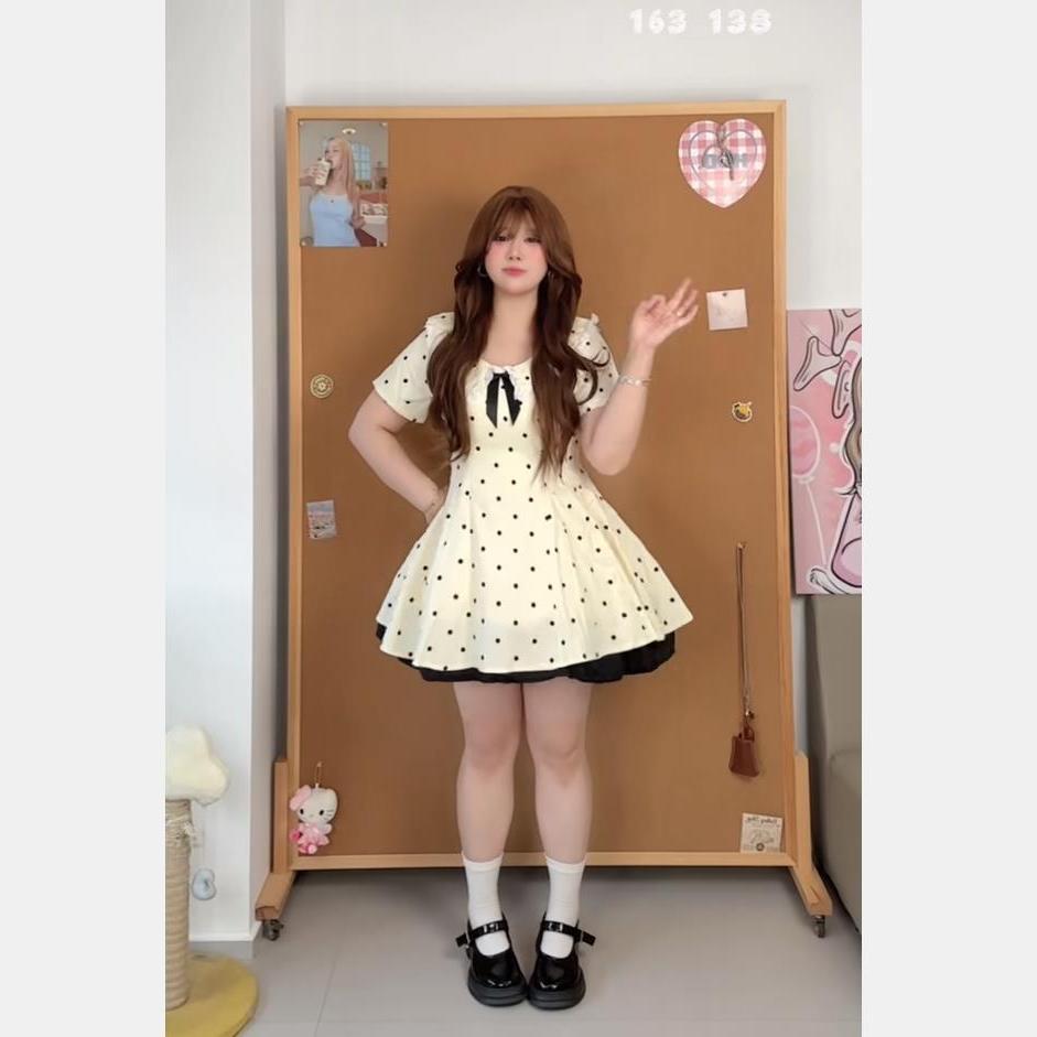 大码胖MM法式纯欲甜美波