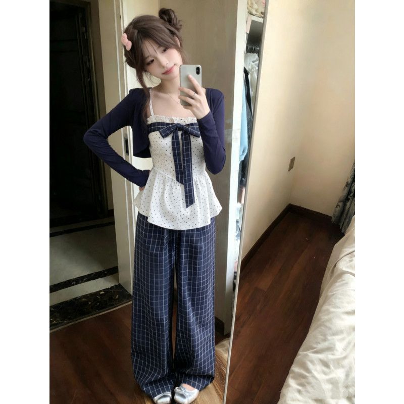 学院风休闲慵懒甜美套装