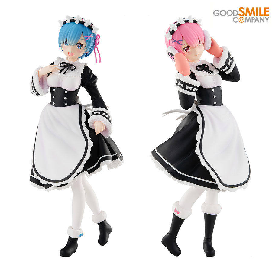 正版日本GSCPOPUPRE从零开始的异世界生活冰季服女仆蕾姆拉姆手办