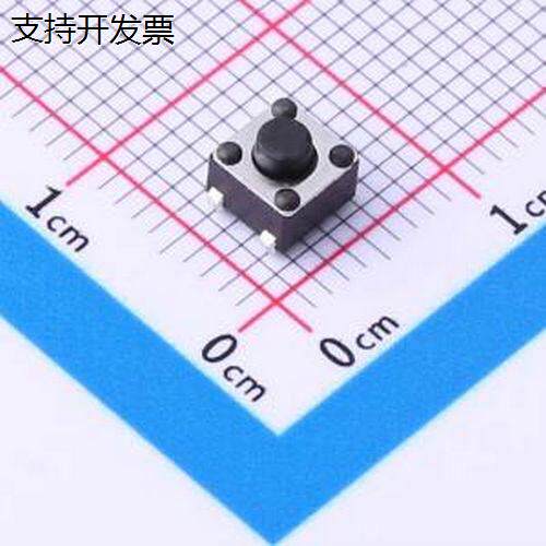 K2-1109UP-A4SW-04 4.5x4.5x3.8/250gf 包脚/不锈钢/铜盖 SMD 轻