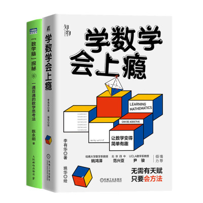 学数学会上瘾 李有华+数学脑探秘 一通百通的数学思考法书籍