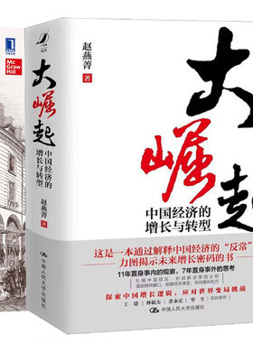 繁荣的背后：解读现代的经济大增长+大崛起 中经济的增长与转型 2本图书籍