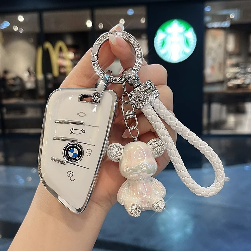 适用宝马车钥匙套新5系3