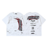 美式 嘻哈风字母印花短袖 T恤上衣男女宽松高街潮牌夏圆领citywalk