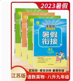 2023年初中暑假衔接实验班提优训练七升八升九语文数学英语物理人教苏科译林含参考答案基础过关阅读提升暑假作业春雨教育