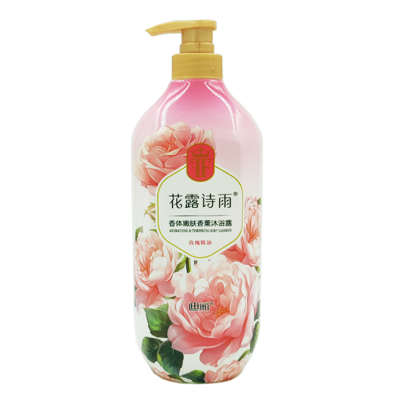 迪彩玫瑰香体嫩肤香薰沐浴露900ml沐浴液沐浴乳清爽深层清洁男女