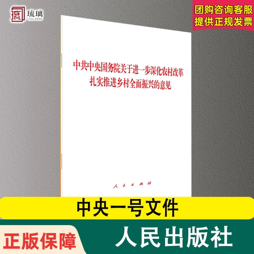 2025年中央一号文件 单行本 关于学习运用千村示范、万村整治工程经验有力有效推进乡村全面振兴的意见 人民出版社