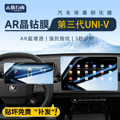 【三代UNI-V专用】AR晶钻钢化膜