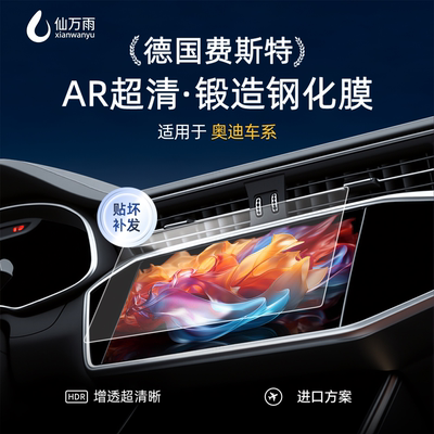 【贴坏补发】奥迪车系屏幕钢化膜