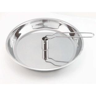 不锈钢蒸汽火锅盘蒸汽盘原汁锅蒸盘海鲜蒸盘无磁多用盘汽锅鸡专