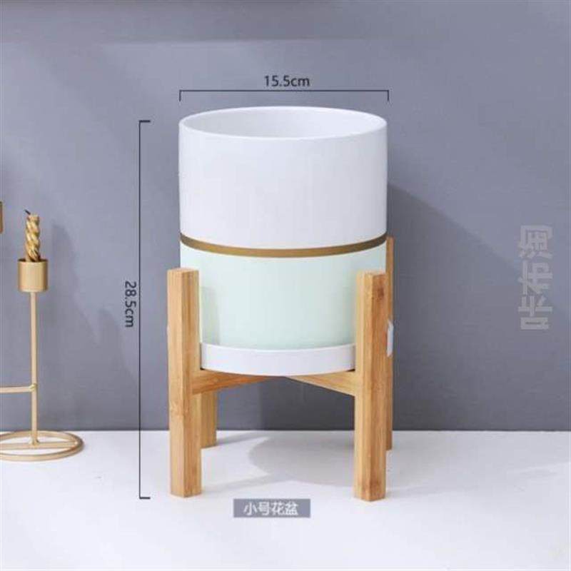 %透气桌面北内圆柱花盆大号花盆绿萝多肉陶瓷配花架,鲜花速递/花卉仿真/绿植园艺,花盆,淘宝优惠券,粉丝福利购,淘宝优惠卷