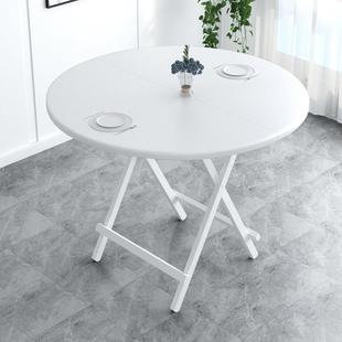 小型246人小方桌台子折叠餐桌可收纳棹方桌子6080饭桌出租房