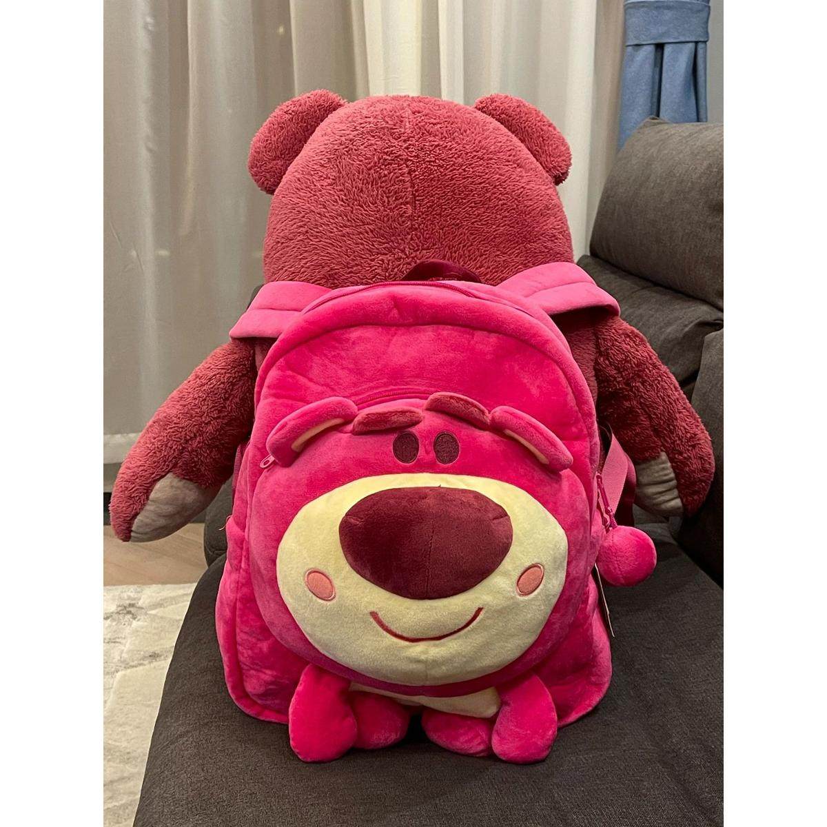 韩版卡通粉色小熊双肩包可爱书包毛绒少女心日系背包中学生包,箱包皮具/热销女包/男包,双肩背包,淘宝优惠券,粉丝福利购,淘宝优惠卷