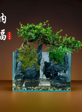 真绿植景观生态水陆办公