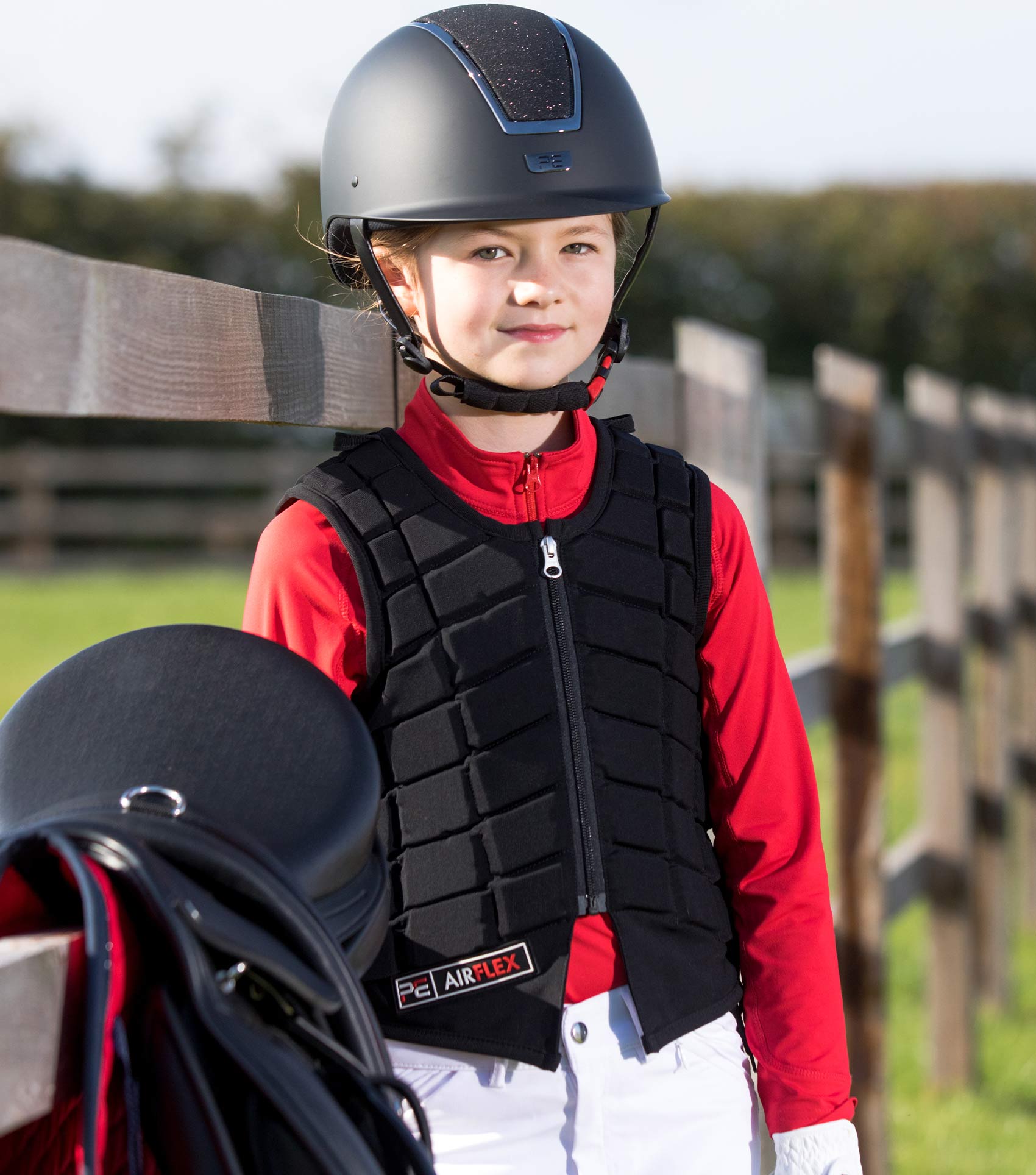 【PE官方企业店】马术护甲成人男女儿童骑马装备防护背心