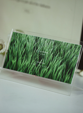 2026年新款台历定制简约亚克力日历创意桌面月历照片来图定做diy