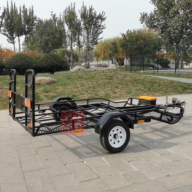 utv专用拖挂车atv平板拖车沙滩车越野拖车四轮摩托车拖挂车可上牌