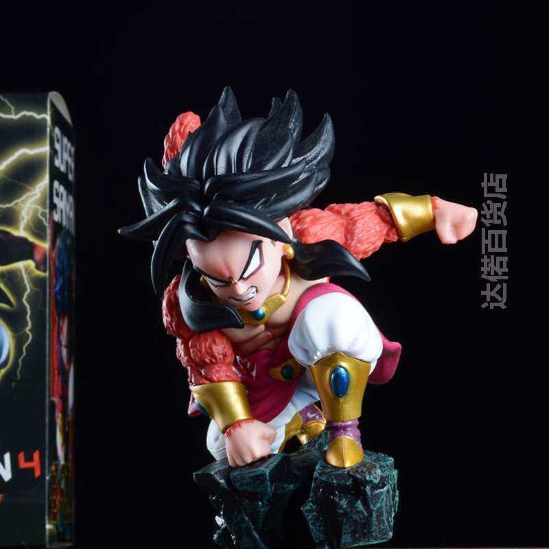 七龙珠手办模型动漫摆件咆哮布罗利超四蹲姿wcfq版本雕像