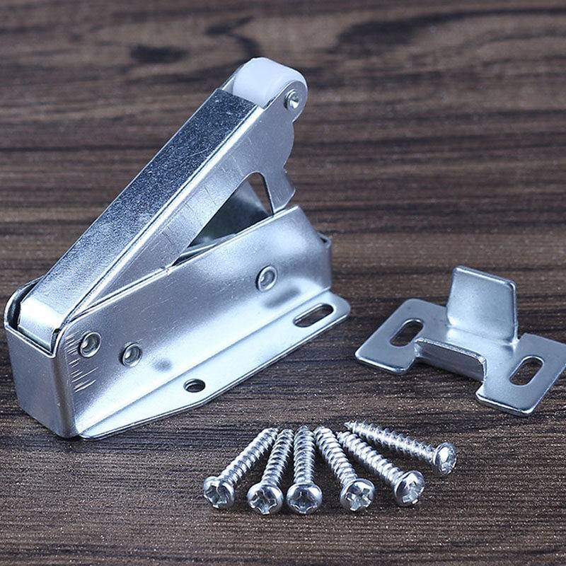 按弹免门扣珠碰象自弹拉手柜门橱柜反弹器自锁鼻开关门碰衣柜锁i.