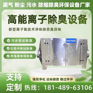 高能离子除臭设备工业污水泵垃圾站除味一体机高能等离子废气除臭