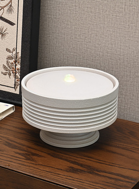 休闲客厅入口陶瓷流水喷泉装饰品循环水特色办公室书房装饰治愈礼