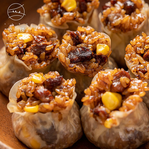 爱稞云点牛肉早饭冷冻糯米烧麦