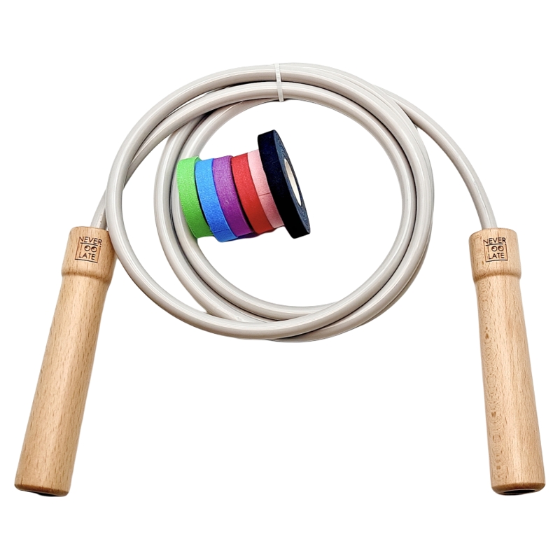 身高145~155专用10mm钢丝跳绳