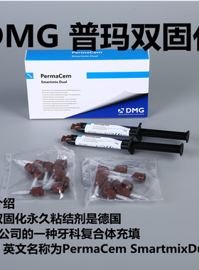 牙科材料 德国DMG普玛双固化树脂 粘接剂 Perma Cem