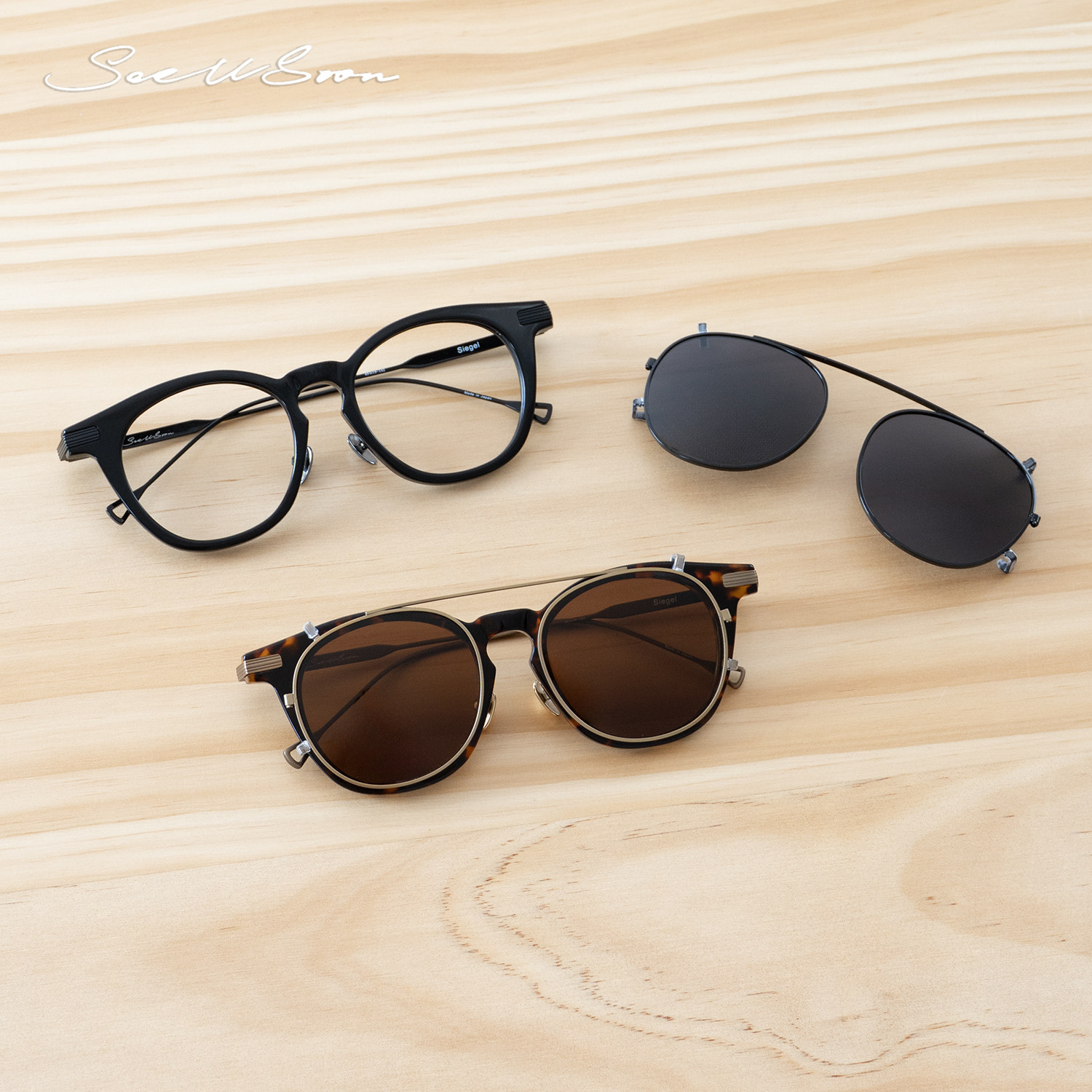 余文乐套镜同款美式飞行员复古墨镜超轻纯钛近视眼镜偏光太阳镜男