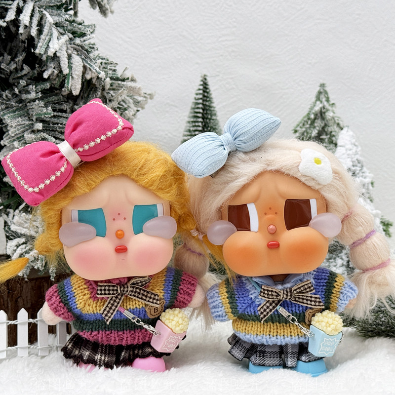 哭娃衣服crybaby vacation系列搪胶公仔娃衣咕噜咕噜拼色毛衣头饰,模玩/动漫/周边/娃圈三坑/桌游,潮玩娃衣,淘宝优惠券,粉丝福利购,淘宝优惠卷