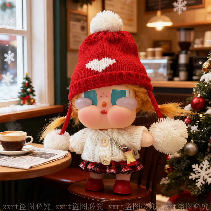 哭娃圣诞衣服娃衣毛衣着替