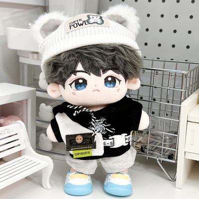 20cm裸娃男娃穿衣服棉花娃娃衣服