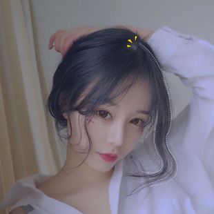 假发龙须刘海女自然一体式 假发补发片 前额发夹假刘海超薄无痕新款