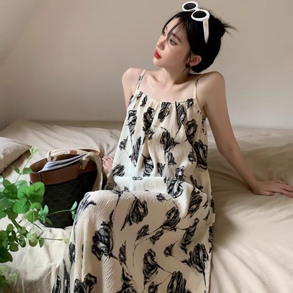 夏季新款可外穿水墨画无