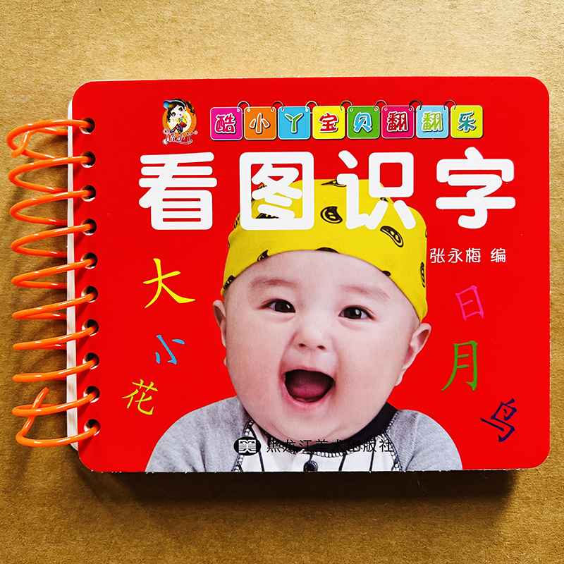 识字卡片看图认字撕不烂宝宝早教书籍0-2-3-5-6岁儿童识字书加厚认字卡片生字大卡幼儿园大中小班认知认物启蒙大卡彩色有图学习卡