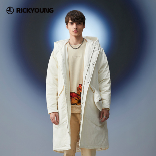 保暖外套 羽绒服中长款 RICKYOUNG×陈晨宝蕴 设计师与艺术家联名款