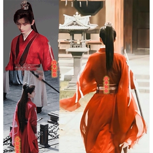 成毅莲花楼李相夷同款cos衣汉服情侣男女交领武侠风演出古装战袍