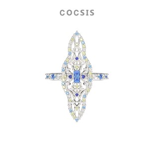 COCSIS庄园之夏蕾丝餐盘戒指女镂空立体小众设计轻奢高级感手饰品