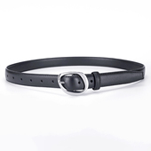 连衣裙裤 皮带女新款 原创头层牛皮细腰带设计感小众真皮配牛仔裤 带