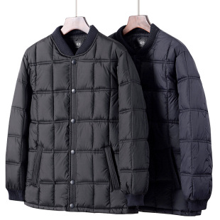 中老年男士棉衣羽绒棉爸爸冬装加厚外套老人内胆棉服爷爷内穿
