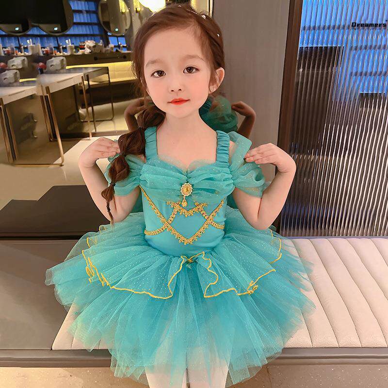 。六一儿童节裙子幼儿园女童连体芭蕾舞练功服公主裙夏季舞蹈演出