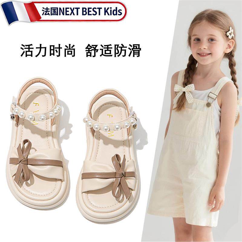 女童夏季凉鞋新款儿童公主风2026夏款高颜值鞋子中大童女款可厂家