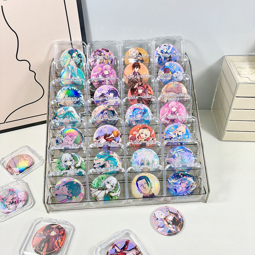 亚克力吧唧周边徽章谷子收纳架