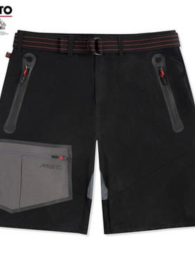 MUSTO正品男款甲板防磨短裤户外运动帆船运动