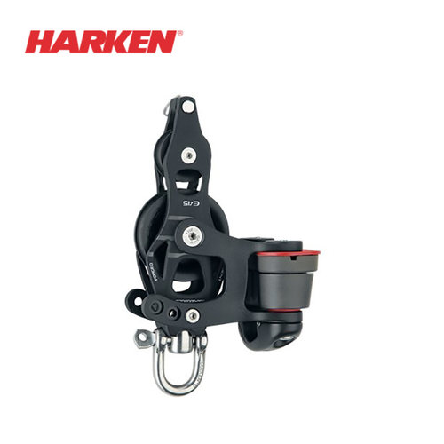 HARKEN 带夹绳器滑轮45mm Element Fiddle Swivel w/150 6234