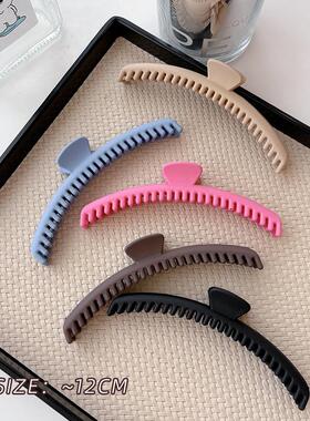 超能抓发量多大号抓夹女密齿后脑勺盘发2024新款磨砂高级感头饰