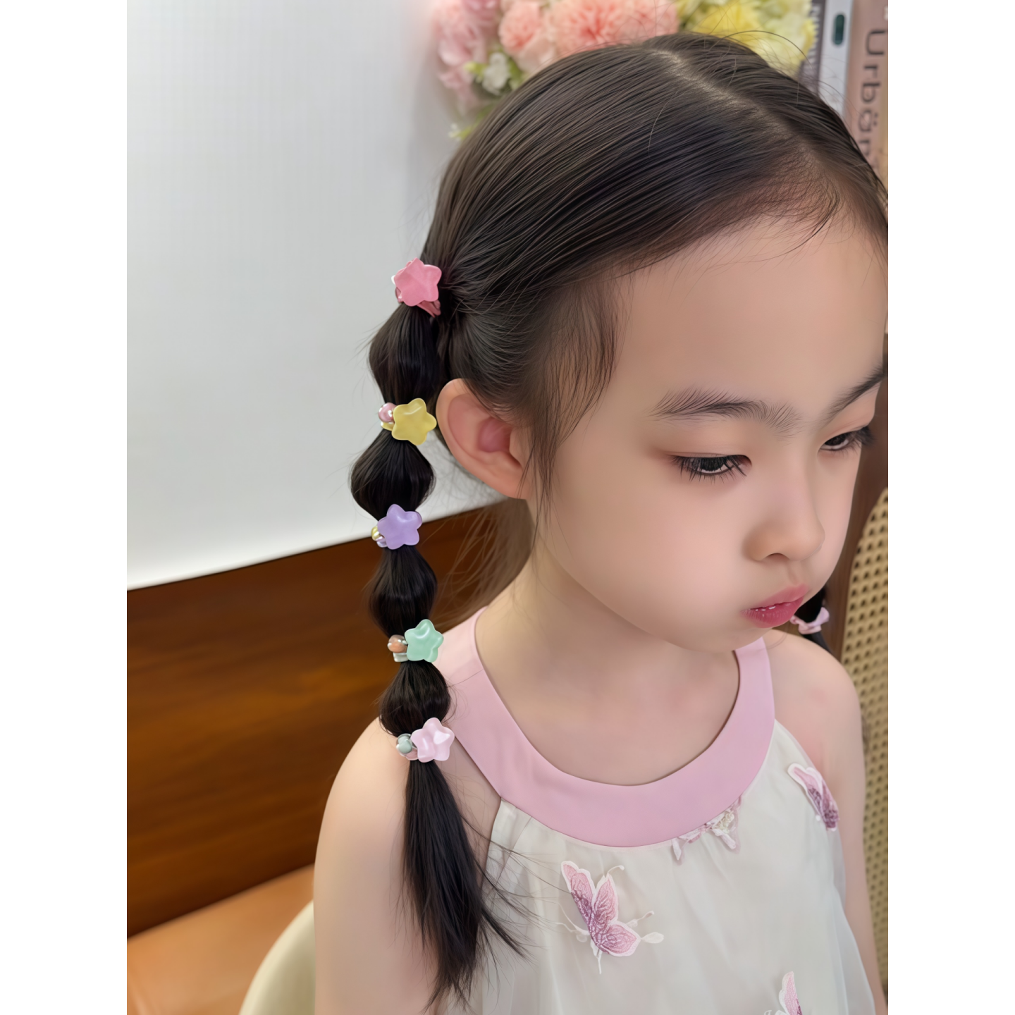 宝宝扎小揪揪发饰可爱果冻发圈女童不伤发发绳儿童头绳扎辫子皮套