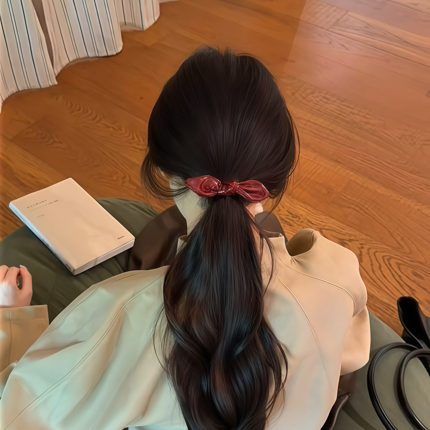 蝴蝶结发夹女刘海夹鸭嘴夹一字夹