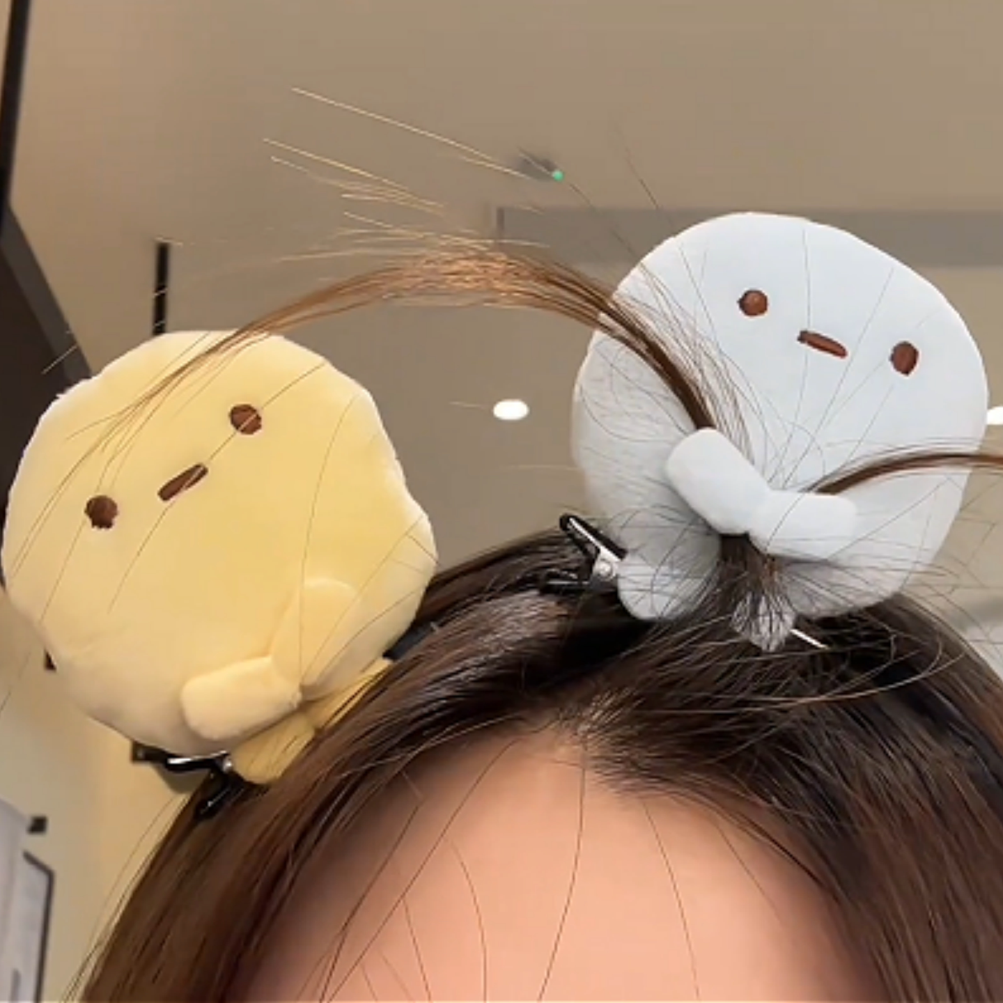 团子发夹顶夹发卡女刘海夹子头饰