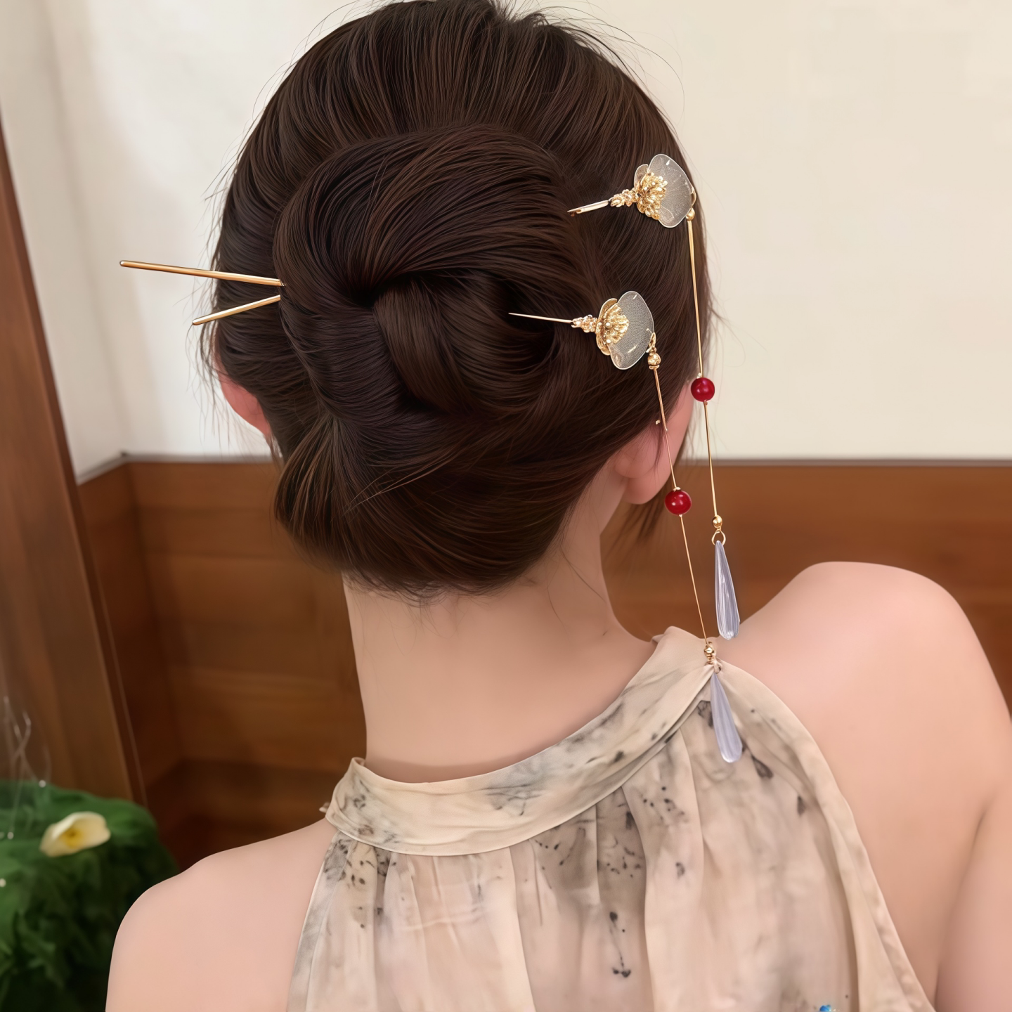簪子女长款发簪盘发头饰